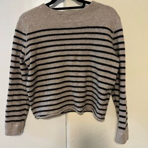 Navy stripe sweater